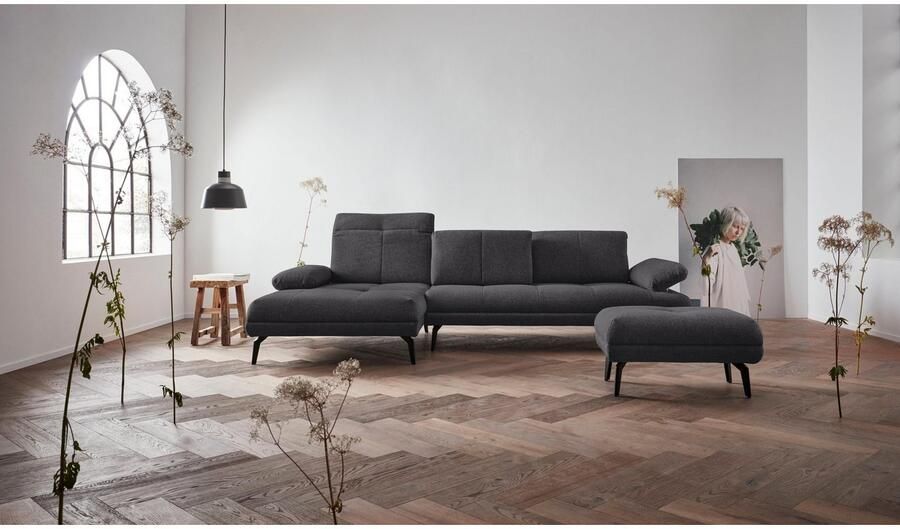 Andas Hoekbank Stenlille Multifunctionele sofa L-vorm incl. verstelbare zitdiepte hoofdbord en armleuning - Foto 8