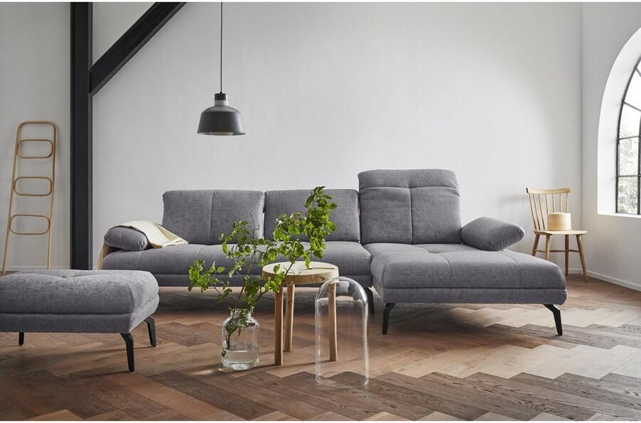 Andas Hoekbank Stenlille Multifunctionele sofa L-vorm incl. verstelbare zitdiepte hoofdbord en armleuning - Foto 5