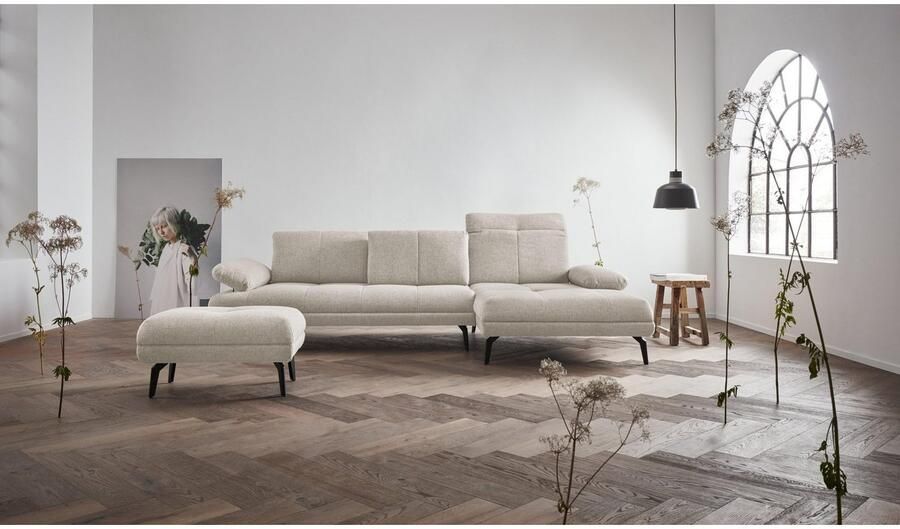 Andas Hoekbank Stenlille Multifunctionele sofa L-vorm incl. verstelbare zitdiepte hoofdbord en armleuning - Foto 8