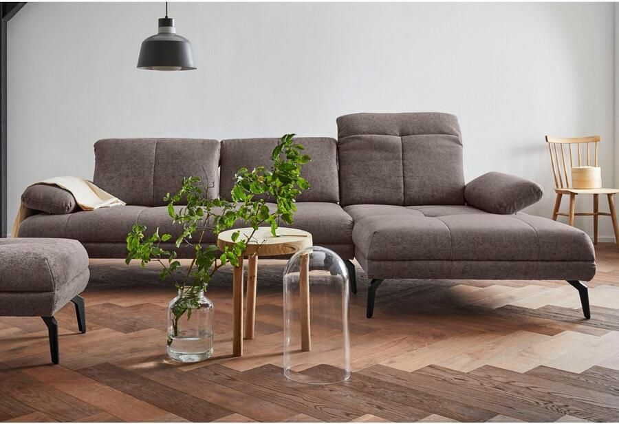 Andas Hoekbank Stenlille Multifunctionele sofa L-vorm incl. verstelbare zitdiepte hoofdbord en armleuning - Foto 2