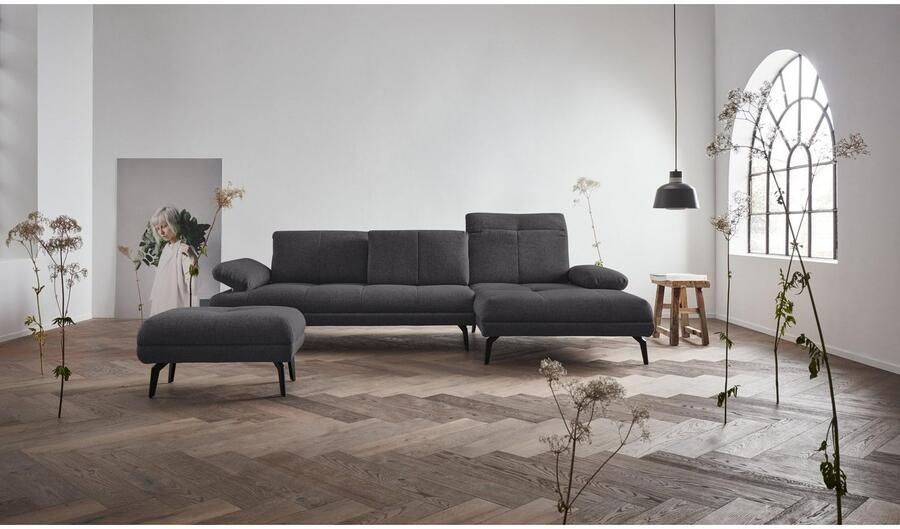 Andas Hoekbank Stenlille Multifunctionele sofa L-vorm incl. verstelbare zitdiepte hoofdbord en armleuning - Foto 8