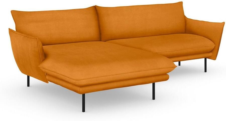 Andas Hoekbank Stine L-vorm Bijzonder design door kussen-look en opstaande naad by Morten Georgsen - Foto 6