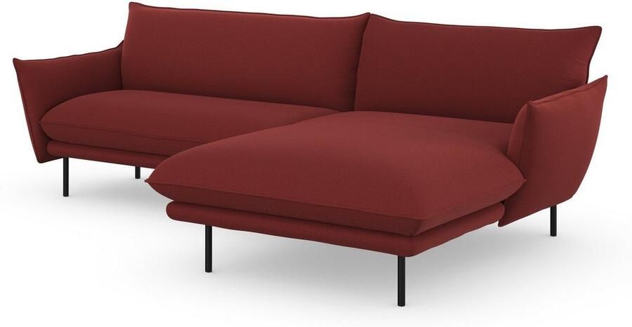 Andas Hoekbank Stine L-vorm Bijzonder design door kussen-look en opstaande naad by Morten Georgsen - Foto 5