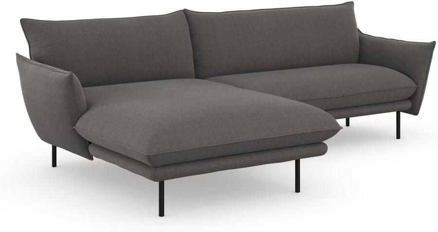 Andas Hoekbank Stine L-vorm Bijzonder design door kussen-look en opstaande naad by Morten Georgsen - Foto 5