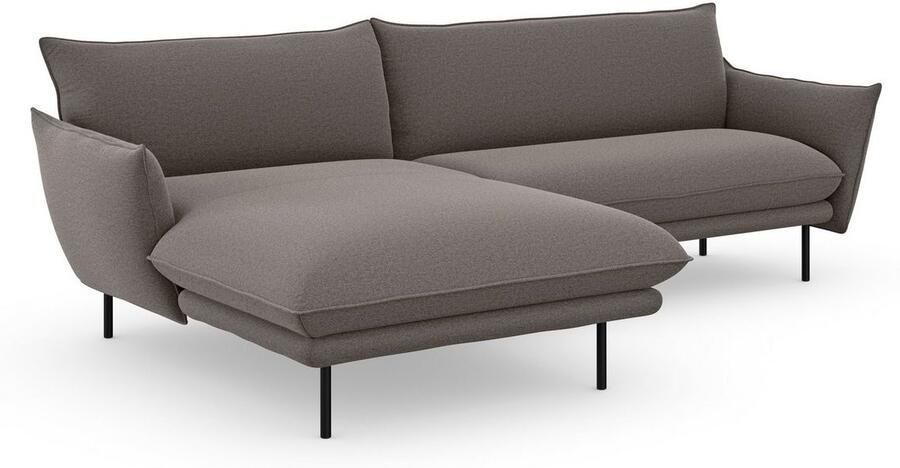 Andas Hoekbank Stine L-vorm Bijzonder design door kussen-look en opstaande naad by Morten Georgsen - Foto 6