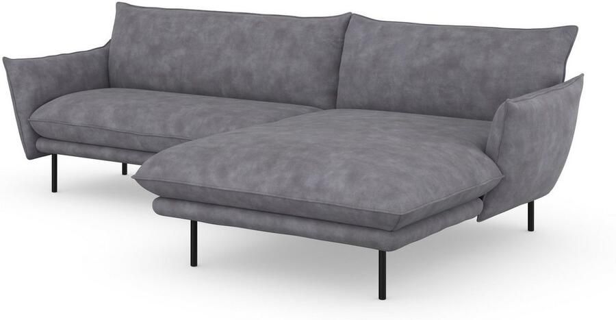 Andas Hoekbank Stine L-vorm Bijzonder design door kussen-look en opstaande naad by Morten Georgsen - Foto 5