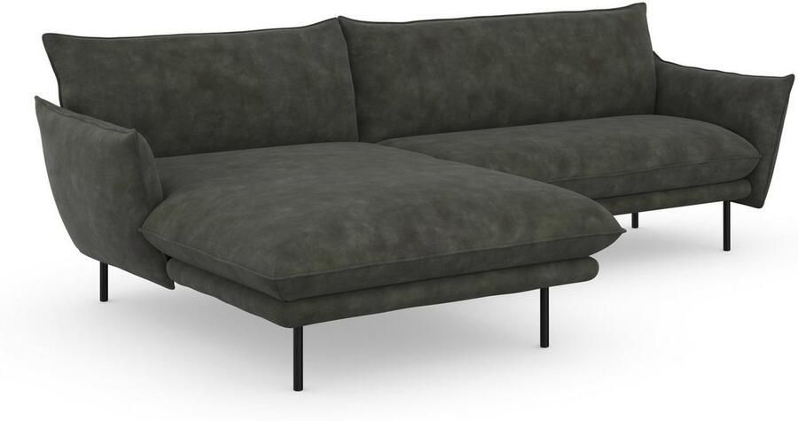 Andas Hoekbank Stine L-vorm Bijzonder design door kussen-look en opstaande naad by Morten Georgsen - Foto 5