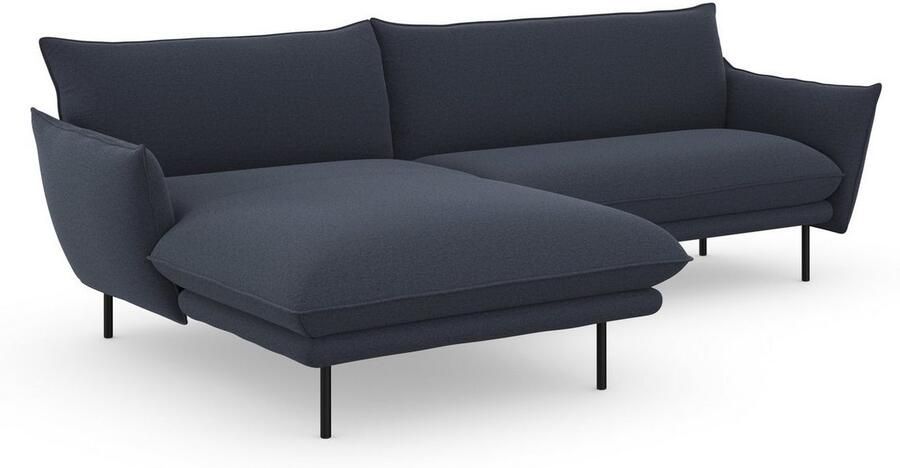 Andas Hoekbank Stine L-vorm Bijzonder design door kussen-look en opstaande naad by Morten Georgsen - Foto 7