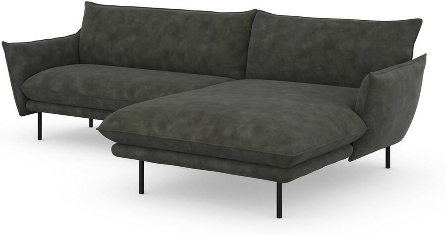 Andas Hoekbank Stine L-vorm Bijzonder design door kussen-look en opstaande naad by Morten Georgsen - Foto 5