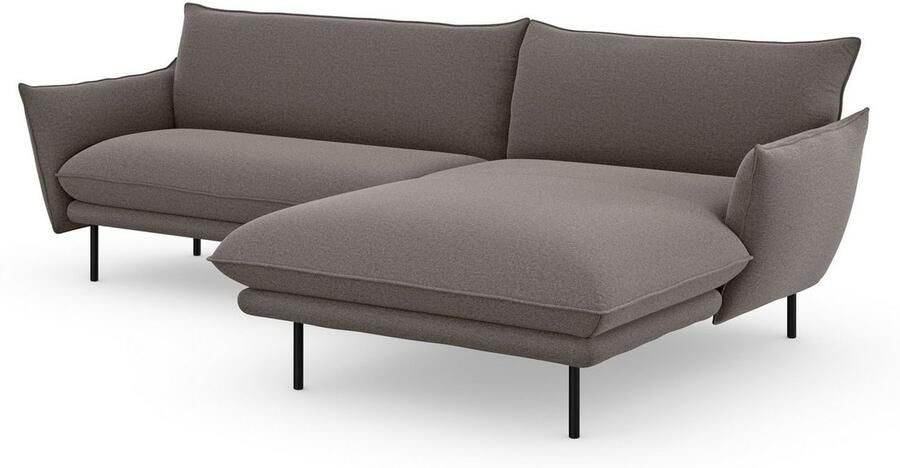 Andas Hoekbank Stine L-vorm Bijzonder design door kussen-look en opstaande naad by Morten Georgsen - Foto 6