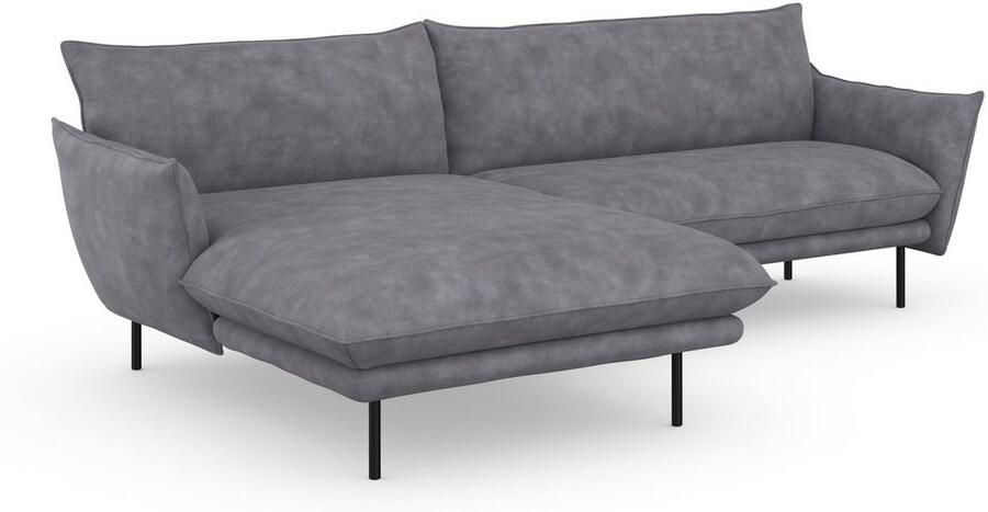 Andas Hoekbank Stine L-vorm Bijzonder design door kussen-look en opstaande naad by Morten Georgsen - Foto 5