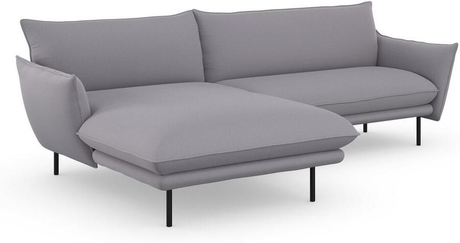 Andas Hoekbank Stine L-vorm Bijzonder design door kussen-look en opstaande naad by Morten Georgsen - Foto 7