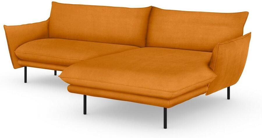 Andas Hoekbank Stine L-vorm Bijzonder design door kussen-look en opstaande naad by Morten Georgsen - Foto 5