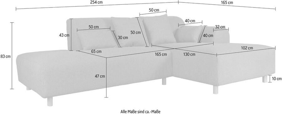 Andas Hoekbank Svennis L-vorm incl. sierkussen in 2 overtrekkwaliteiten - Foto 6