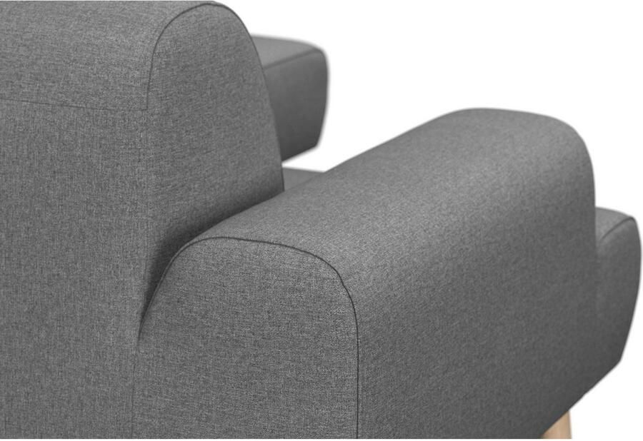 Andas Hoekbank Swift Scandic Design comfortabele binnenvering Breedte 192cm L-vorm - Foto 4
