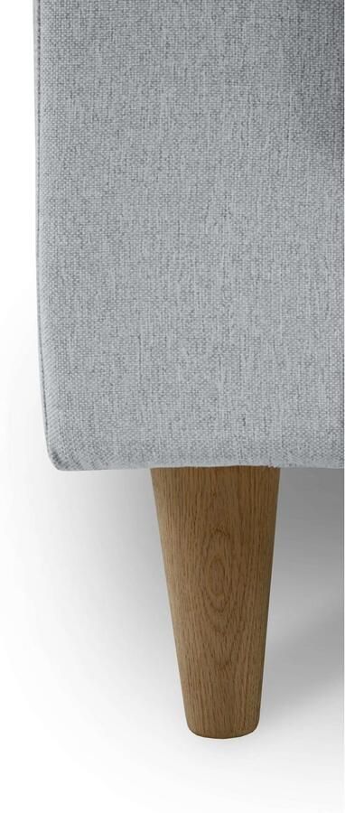 Andas Hoekbank Tvinno in scandinavische stijl l-vorm met massief houten poten breedte 230 cm - Foto 4