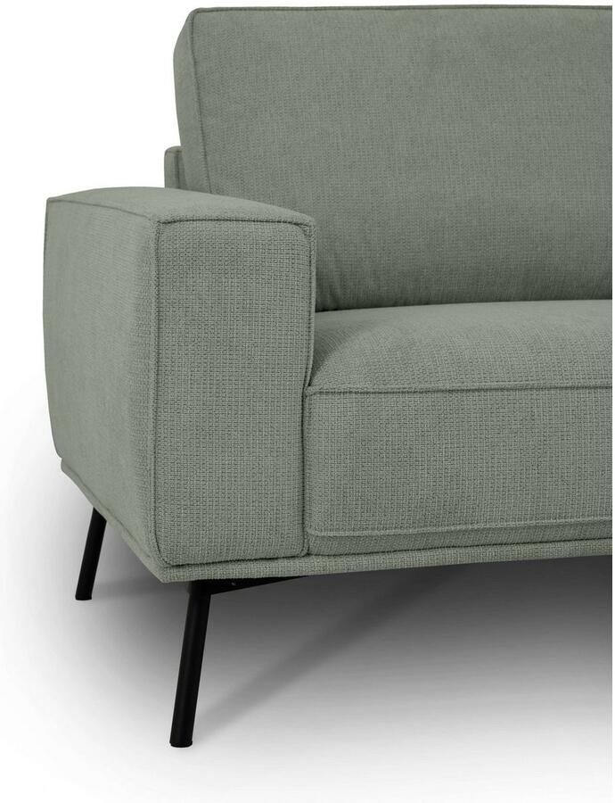 Andas Hoekbank Vosby Breedte 260 cm chenille met decoratieve kedernaad
