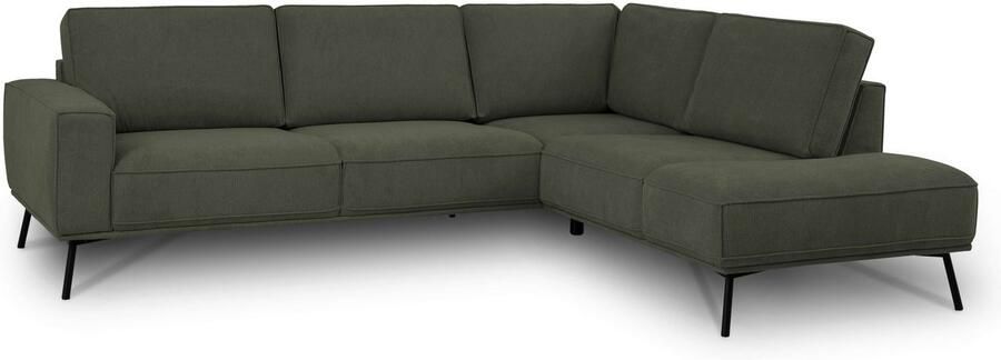 Andas Hoekbank Vosby Breedte 260 cm chenille met decoratieve kedernaad - Foto 10