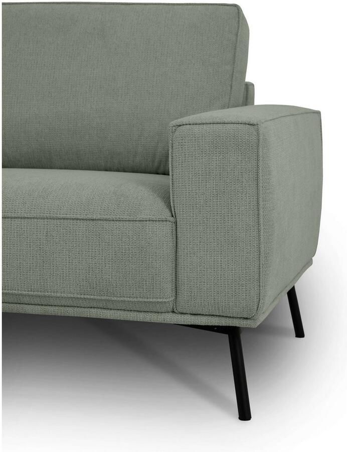Andas Hoekbank Vosby Breedte 260 cm chenille met decoratieve kedernaad