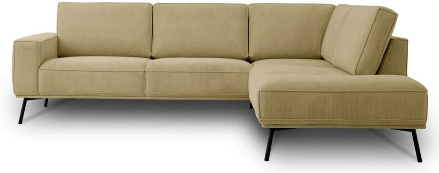 Andas Hoekbank Vosby Breedte 260 cm chenille met decoratieve kedernaad - Foto 8