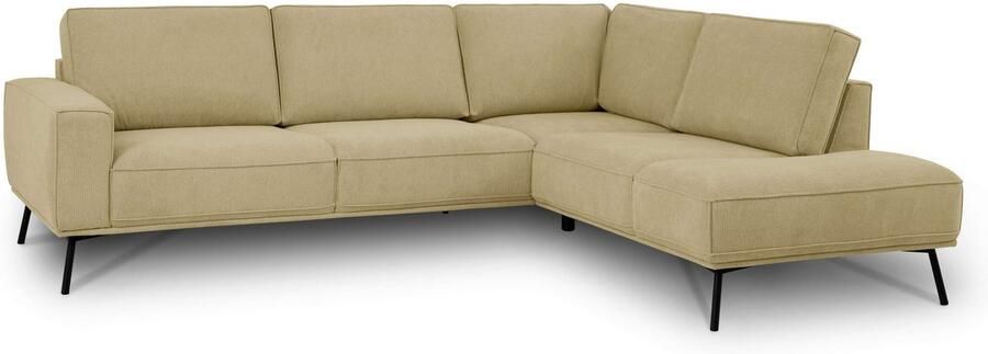 Andas Hoekbank Vosby Breedte 260 cm chenille met decoratieve kedernaad - Foto 10