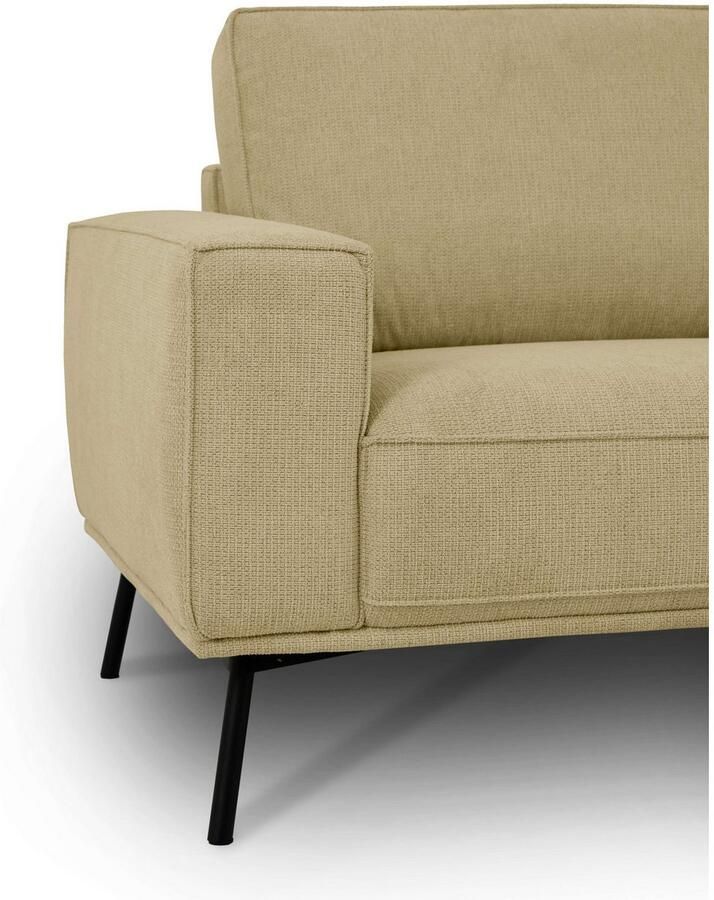 Andas Hoekbank Vosby Breedte 260 cm chenille met decoratieve kedernaad