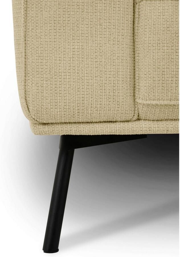 Andas Hoekbank Vosby Breedte 260 cm chenille met decoratieve kedernaad - Foto 4