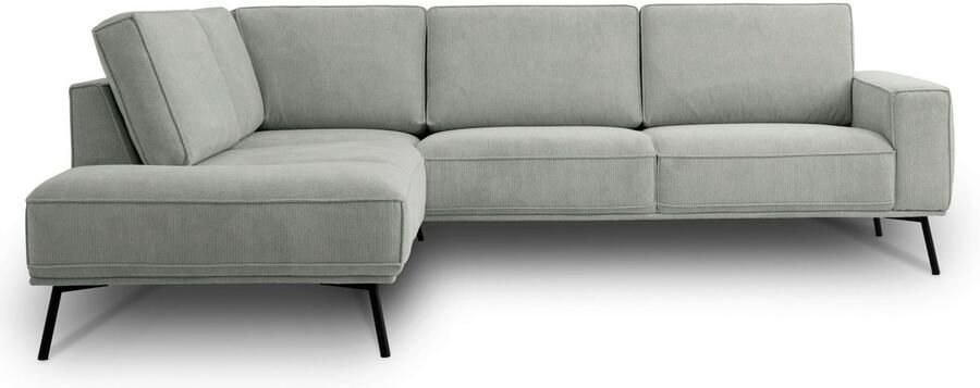 Andas Hoekbank Vosby Breedte 260 cm chenille met decoratieve kedernaad - Foto 14