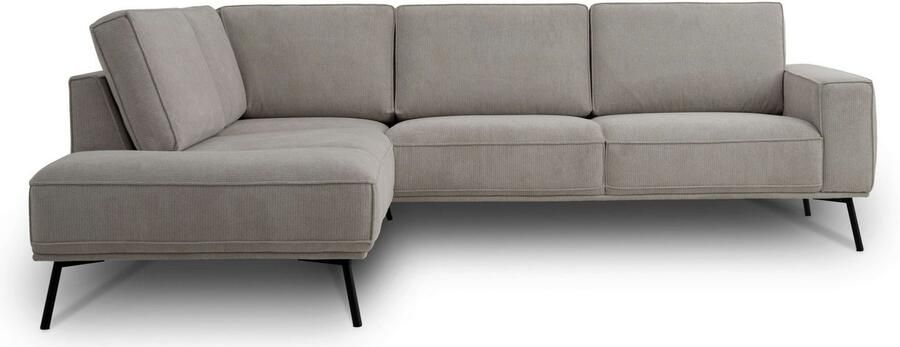 Andas Hoekbank Vosby Breedte 260 cm chenille met decoratieve kedernaad - Foto 8