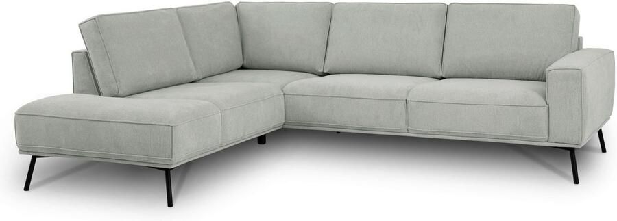 Andas Hoekbank Vosby Breedte 260 cm chenille met decoratieve kedernaad - Foto 18