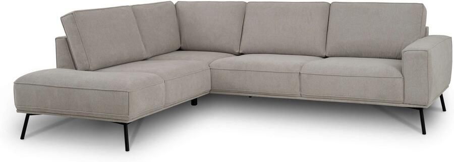 Andas Hoekbank Vosby Breedte 260 cm chenille met decoratieve kedernaad - Foto 10