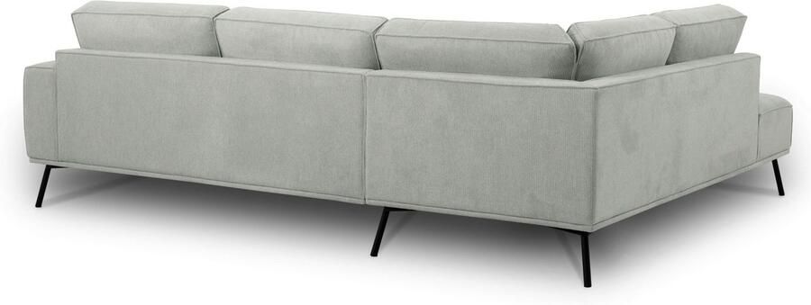 Andas Hoekbank Vosby Breedte 260 cm chenille met decoratieve kedernaad - Foto 16
