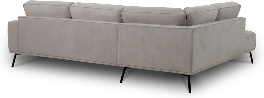 Andas Hoekbank Vosby Breedte 260 cm chenille met decoratieve kedernaad - Foto 9