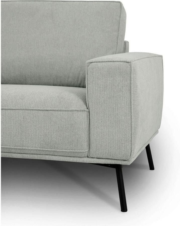 Andas Hoekbank Vosby Breedte 260 cm chenille met decoratieve kedernaad