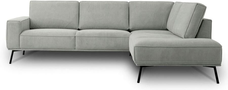 Andas Hoekbank Vosby Breedte 260 cm chenille met decoratieve kedernaad - Foto 15