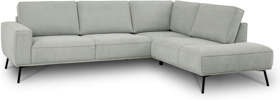 Andas Hoekbank Vosby Breedte 260 cm chenille met decoratieve kedernaad - Foto 19