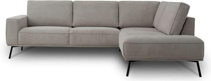 Andas Hoekbank Vosby Breedte 260 cm chenille met decoratieve kedernaad - Foto 8