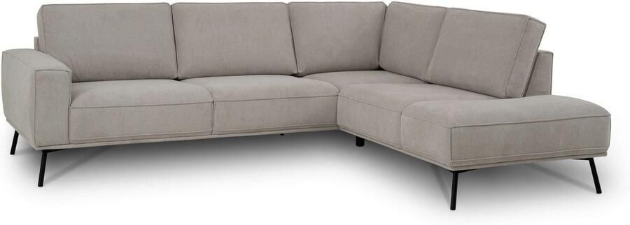 Andas Hoekbank Vosby Breedte 260 cm chenille met decoratieve kedernaad - Foto 10