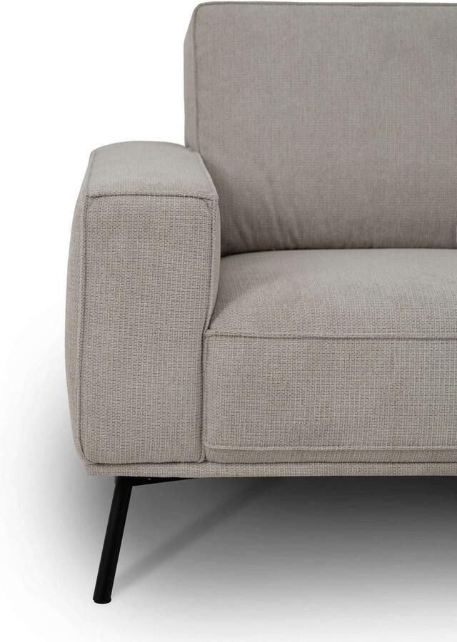 Andas Hoekbank Vosby Breedte 260 cm chenille met decoratieve kedernaad - Foto 2