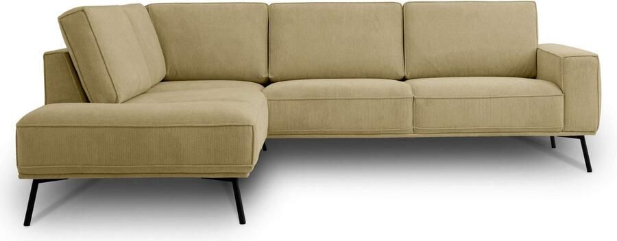 Andas Hoekbank Vosby Breedte 260 cm chenille met decoratieve kedernaad - Foto 11