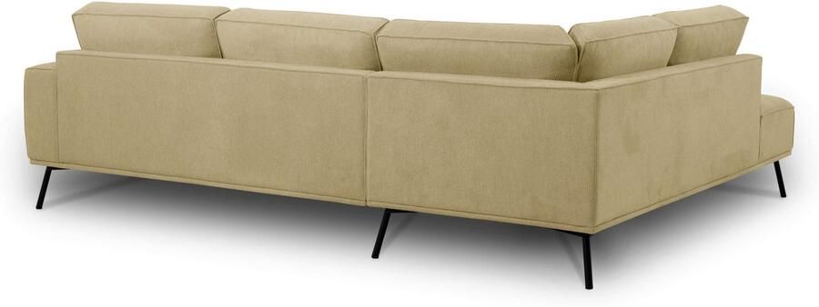 Andas Hoekbank Vosby Breedte 260 cm chenille met decoratieve kedernaad - Foto 9