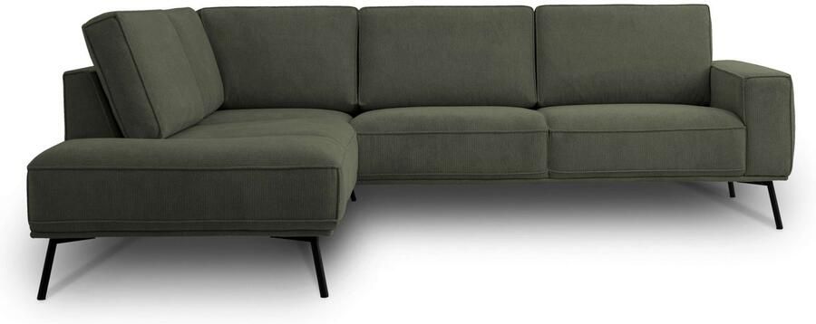 Andas Hoekbank Vosby Breedte 260 cm chenille met decoratieve kedernaad - Foto 8