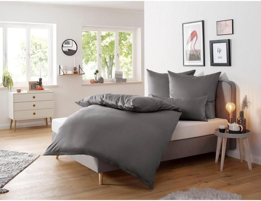 Andas Hoeslaken Greta in mt. 90x200 140x200 of 180x200 cm van katoen voor matrassen tot 23 cm hoogte laken hoeslaken (1 stuk) - Foto 3