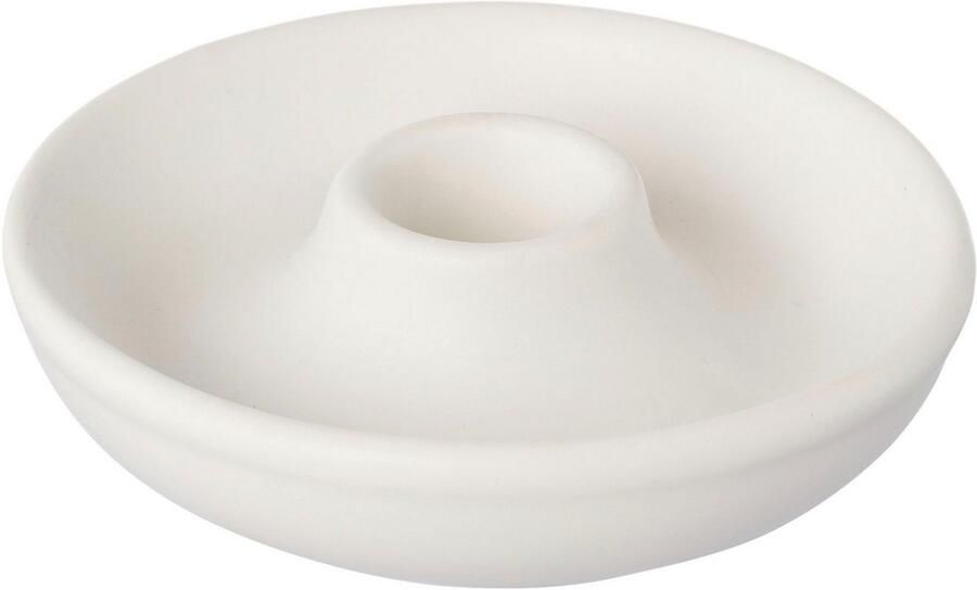 Andas Kandelaar Stabkaarsenhouder Adalena uit porselein in scandinavische stijl (set 4 stuks)