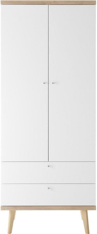 Andas Kledingkast MERLE kast met lades slaapkamer kast garderobe in scandinavisch ontwerp van fsc -gecertificeerd houtmateriaal - Foto 5