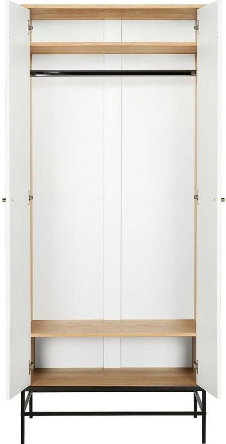Andas Kledingkast Mia Freeswerk in de fronten goudkleurige grepen - Foto 4