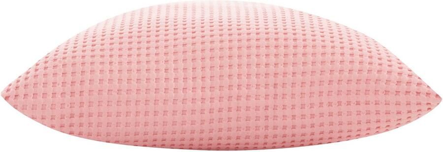 Andas Kussenovertrek Greta in wafelpiqué-look vele kleuren beschikbaar hoes in 50x50 cm (2 stuks) - Foto 3