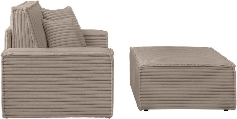Andas Loveseat Finnley Loveseat en hocker als set passend bij de bekleding-serie Finnley (2-delig) - Foto 10