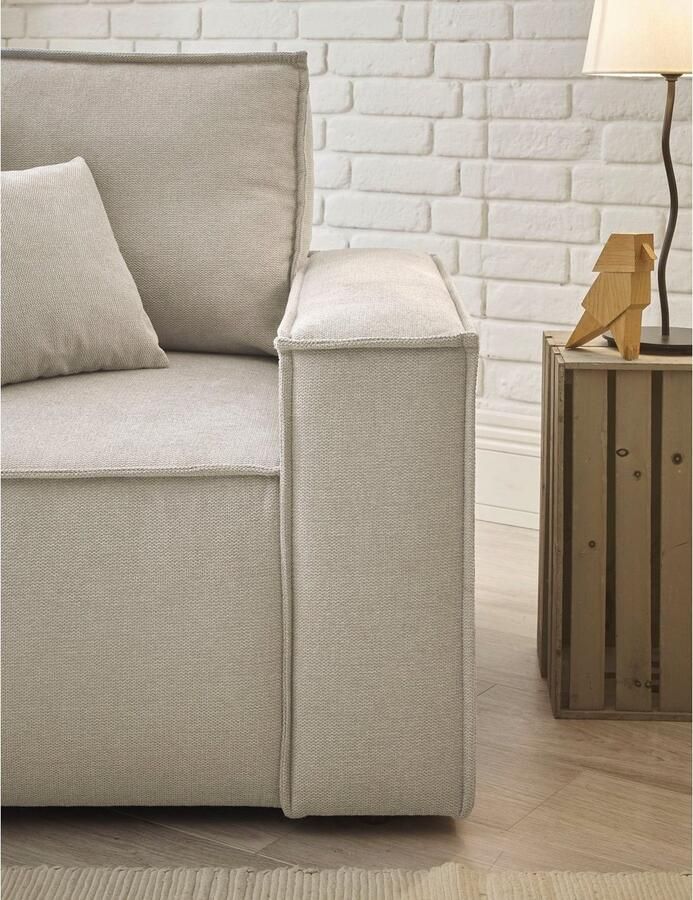 Andas Loveseat Finnley Loveseat en hocker als set passend bij de bekleding-serie Finnley (2-delig) - Foto 3