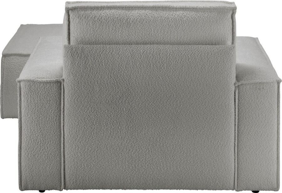 OTTO Loveseat FINNLEY Loveseat & Hocker in set trendy stoffen incl. Sierkussens beschikbaar in de stofkwaliteiten bouclé structuur fijn en mega cord (2-delig) - Foto 8